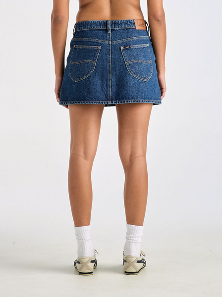 Lee Relaxed Mini Skirt - Indigo Dream