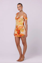 Isabelle Quinn Kahli Mini Dress - Marigold