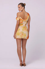 Isabelle Quinn Kahli Mini Dress - Marigold