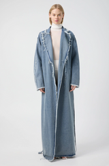 Third Form Senses Denim Coat - Distressed Blue
