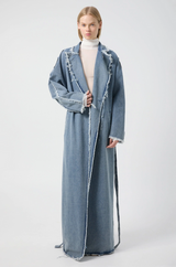 Third Form Senses Denim Coat - Distressed Blue