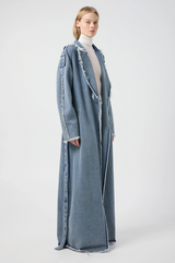 Third Form Senses Denim Coat - Distressed Blue
