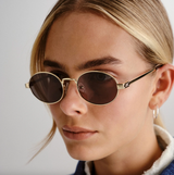 Le Specs Poseidon Deux Sunglasses - Gold