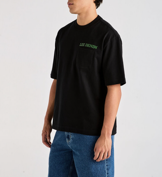 Lee Box Cutter Pkt Tee - Black