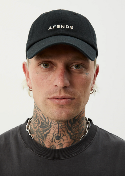 Afends Daylight Panelled Cap - Stone Black