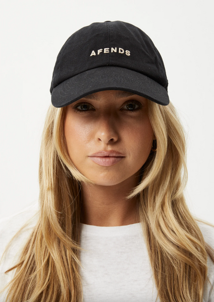 Afends Daylight Panelled Cap - Stone Black
