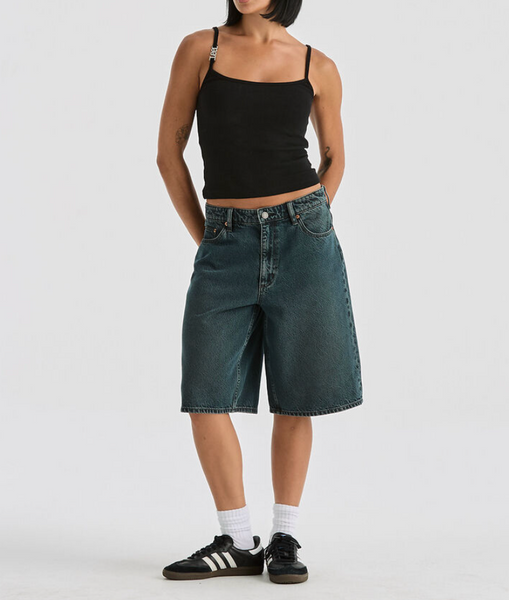 Lee Low Slouch Jort - Smoked Tea