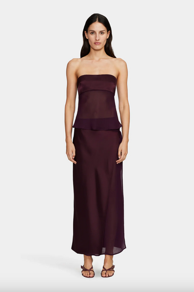 Ownley Ricky Midi Skirt - Plum