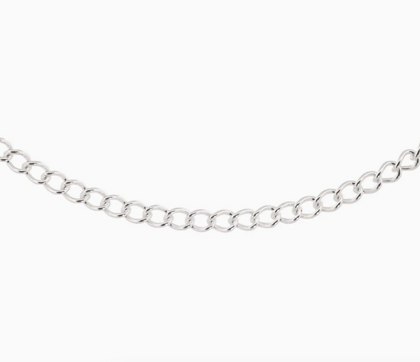 Sue The Boy Round Chain Necklace - 925 Silver