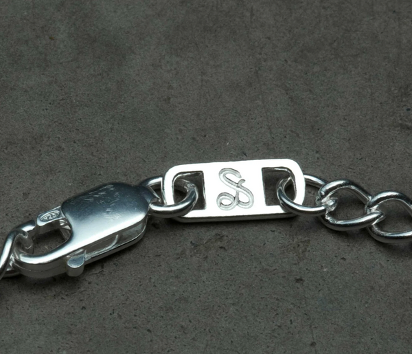 Sue The Boy Round Chain Necklace - 925 Silver
