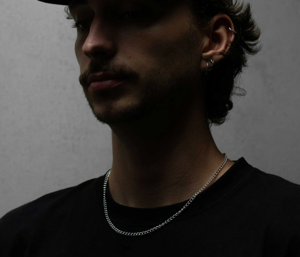 Sue The Boy Round Chain Necklace - 925 Silver