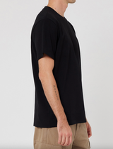 Neuw Rib Band Tee - Black
