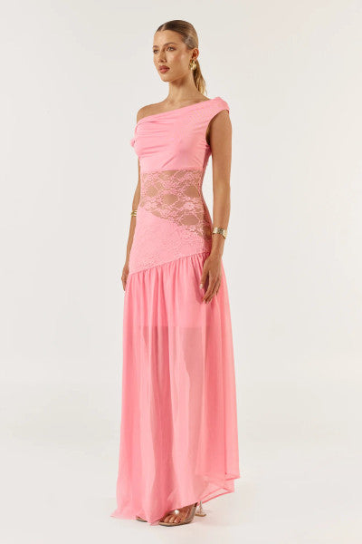 She is OLLÁ Capri Maxi Dress - Candy Pink