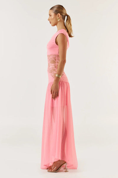 She is OLLÁ Capri Maxi Dress - Candy Pink