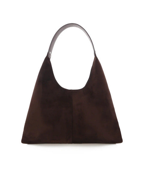 Billini Tammy Shoulder Bag - Chocolate Suede
