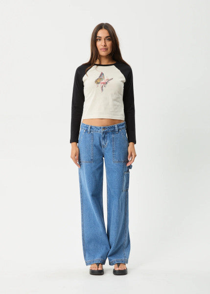 Afends Pixie Long Sleeve Tee - Moonbeam
