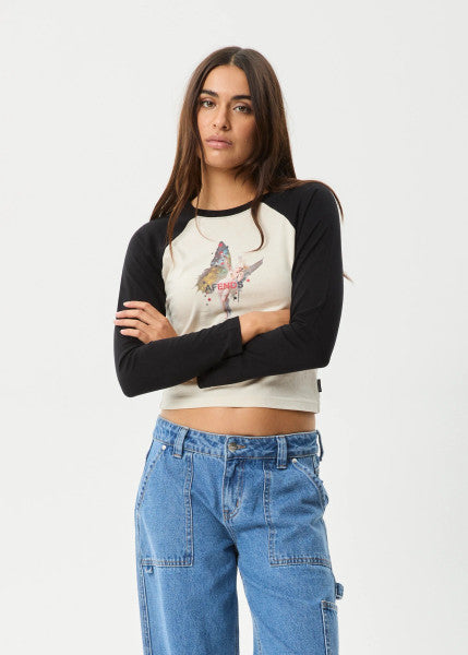 Afends Pixie Long Sleeve Tee - Moonbeam