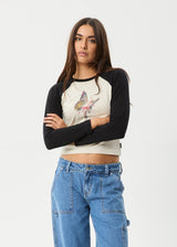Afends Pixie Long Sleeve Tee - Moonbeam