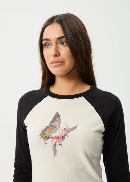 Afends Pixie Long Sleeve Tee - Moonbeam