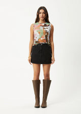 Afends Karlee Sheer Tank - Multi