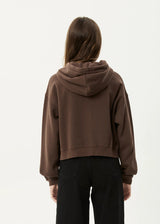 Afends Kourt Zip Hood - Coffee