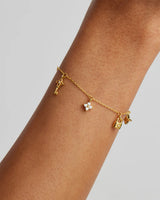 By Charlotte Love Unlocked Charm Bracelet - 18k Gold Vermeil