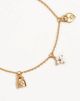 By Charlotte Love Unlocked Charm Bracelet - 18k Gold Vermeil