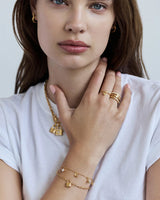 By Charlotte Love Unlocked Charm Bracelet - 18k Gold Vermeil