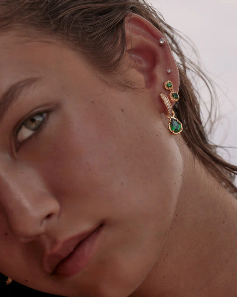 By Charlotte Soul Searching Hoops - 18k Gold Vermeil