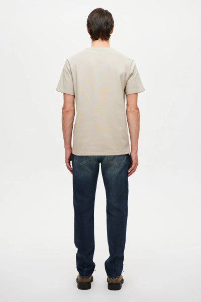 Neuw Rib Band Tee - Sand