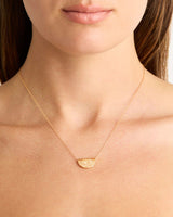 By Charlotte Lotus Short Necklace - 18k Gold Vermeil
