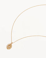 By Charlotte Love You to the Moon and Back Necklace - 18k Gold Vermeil