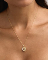 By Charlotte Love You to the Moon and Back Necklace - 18k Gold Vermeil