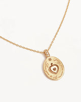 By Charlotte Love You to the Moon and Back Necklace - 18k Gold Vermeil