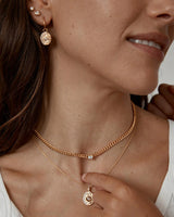 By Charlotte Love You to the Moon and Back Necklace - 18k Gold Vermeil