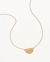 By Charlotte Blooming Together Lotus Necklace- 18k Gold Vermeil