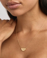 By Charlotte Blooming Together Lotus Necklace- 18k Gold Vermeil