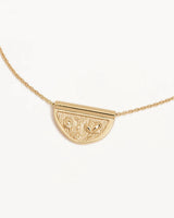 By Charlotte Blooming Together Lotus Necklace- 18k Gold Vermeil