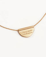By Charlotte Blooming Together Lotus Necklace- 18k Gold Vermeil