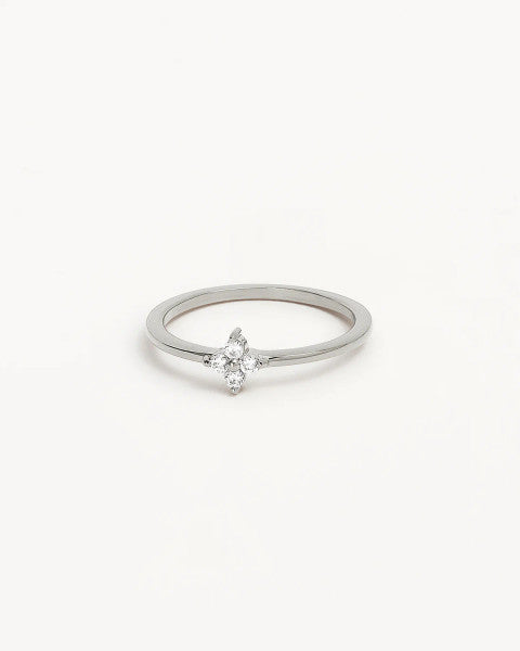 By Charlotte Crystal Bloom Ring - Sterling Silver
