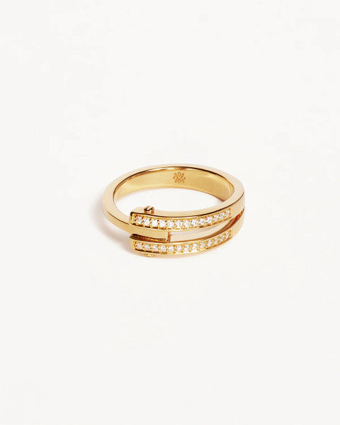 By Charlotte Gold Connect Deeply Ring - 18k Gold Vermeil
