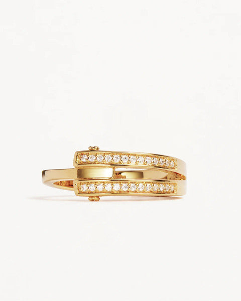 By Charlotte Gold Connect Deeply Ring - 18k Gold Vermeil