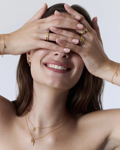 By Charlotte Gold Connect Deeply Ring - 18k Gold Vermeil