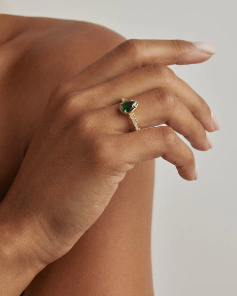 By Charlotte Soul Searching Ring - 18k Gold Vermeil