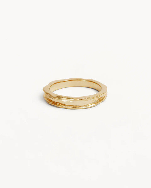 By Charlotte Gold Beneath The Sea Ring - 18k Gold Vermeil