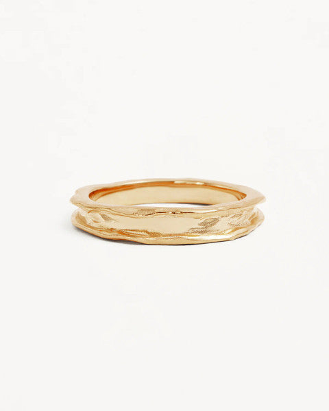 By Charlotte Gold Beneath The Sea Ring - 18k Gold Vermeil