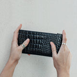 Status Anxiety In The Beginning - Black Croc Emboss
