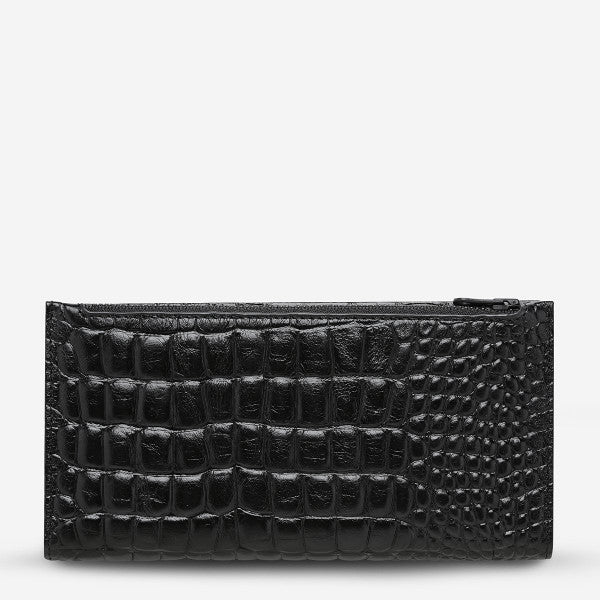 Status Anxiety In The Beginning - Black Croc Emboss