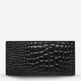 Status Anxiety In The Beginning - Black Croc Emboss